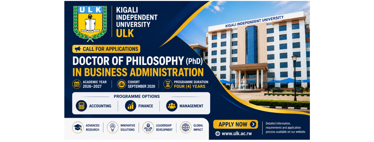 Open PhD application